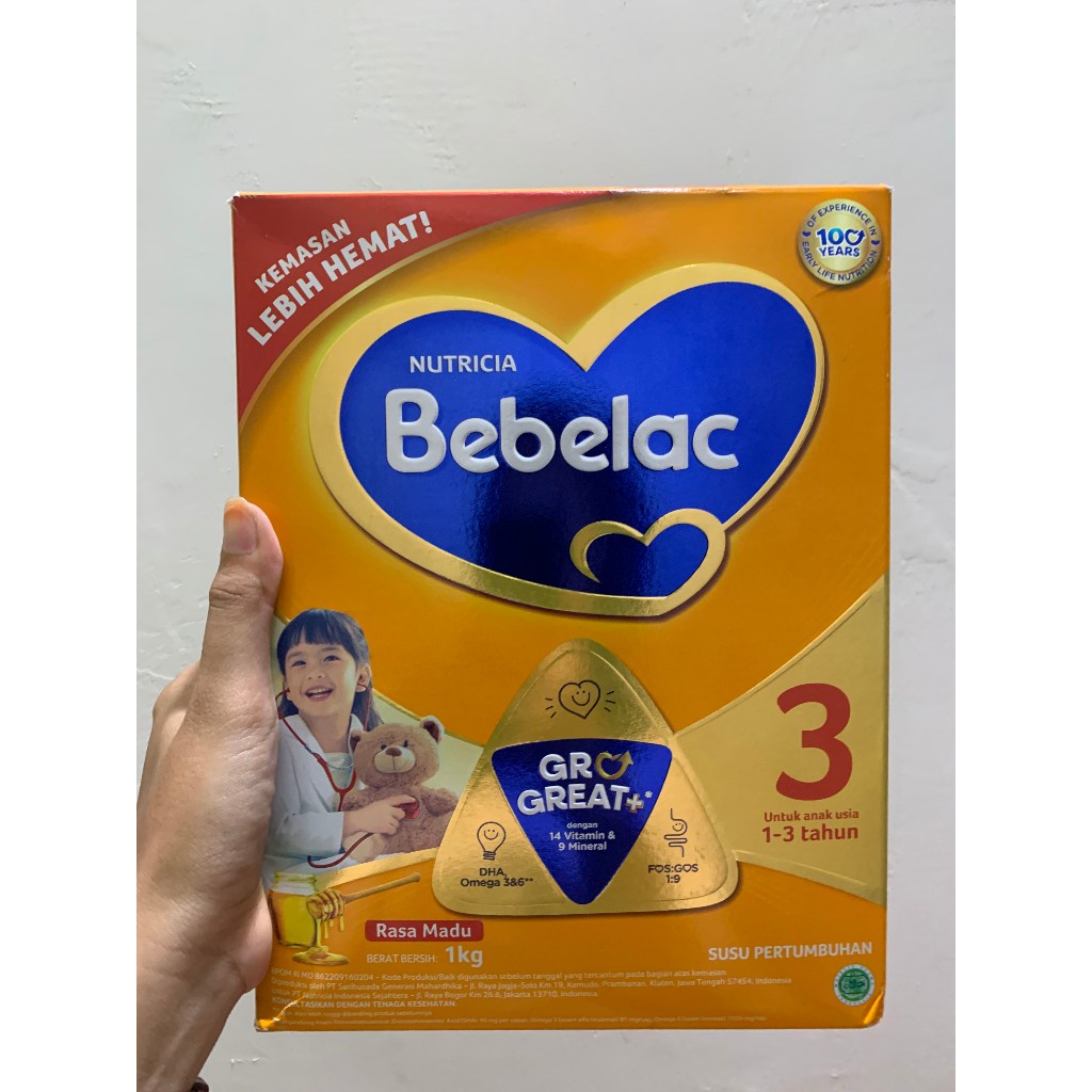 Bebelac 3 Rasa Madu susu pertumbuhan susu bubuk 1kg