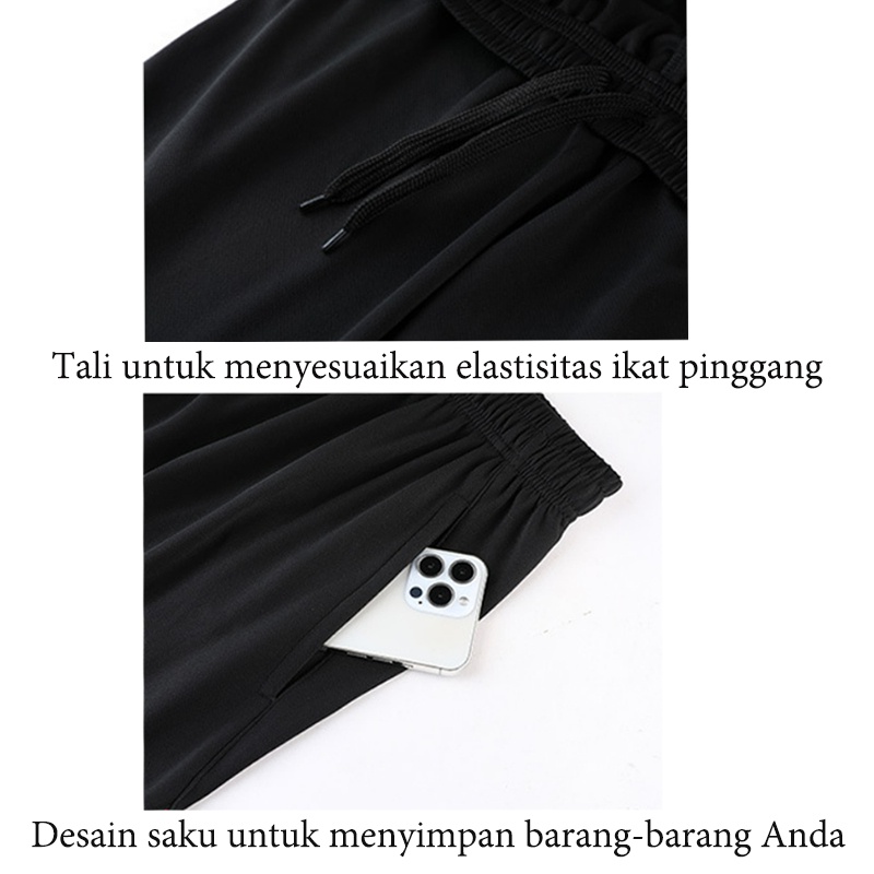 NEW KAMB Set 2 Bagian Kaos Olahraga Pria Lengan Pendek Dry Fit