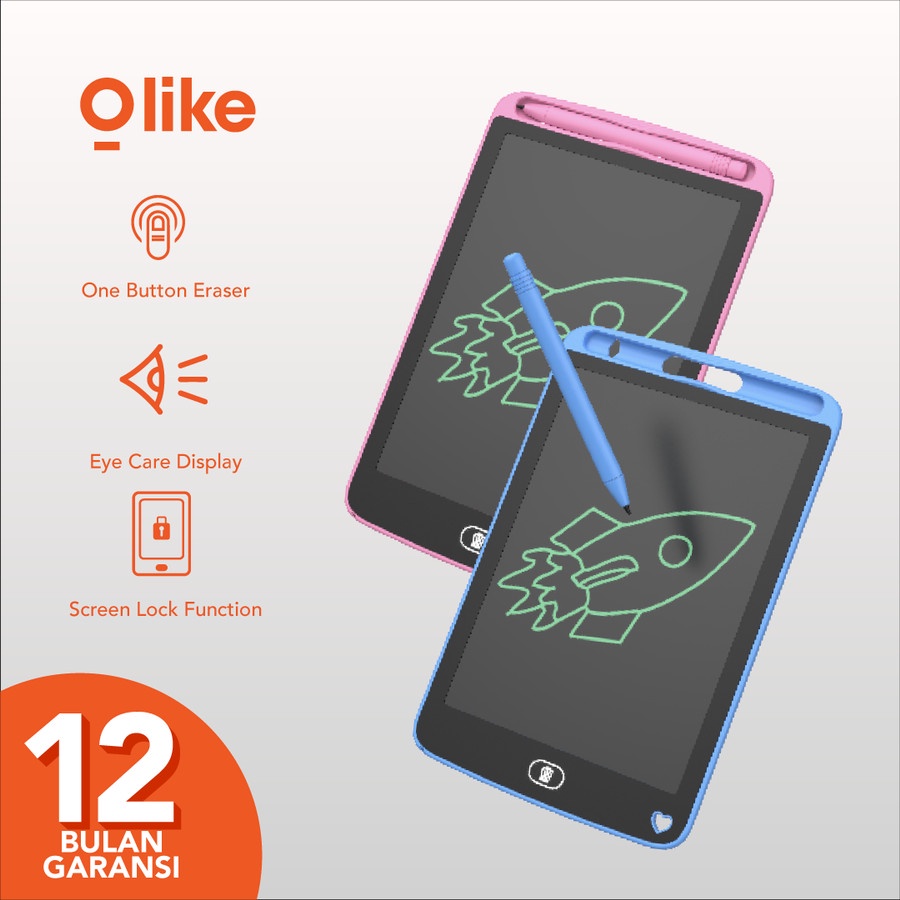 

OLIKE LCD DRAWING BOARD PAD WRITING TABLET 8.5 10.5 INCH PAPAN DIGITAL