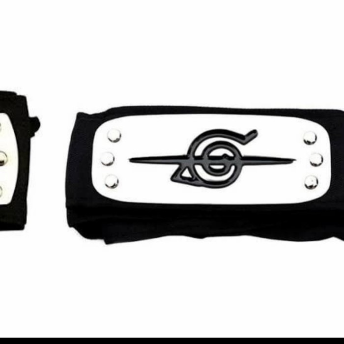 Ikat Kepala Emblem Ninja Konoha Naruto Akatsuki Logo Desa - itachi