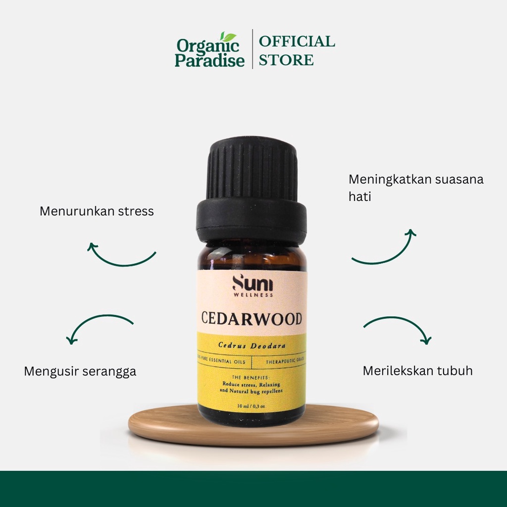 

Premium Suni Wellness Essential Oil Cedarwood 10ml Aromatherapy Oil
