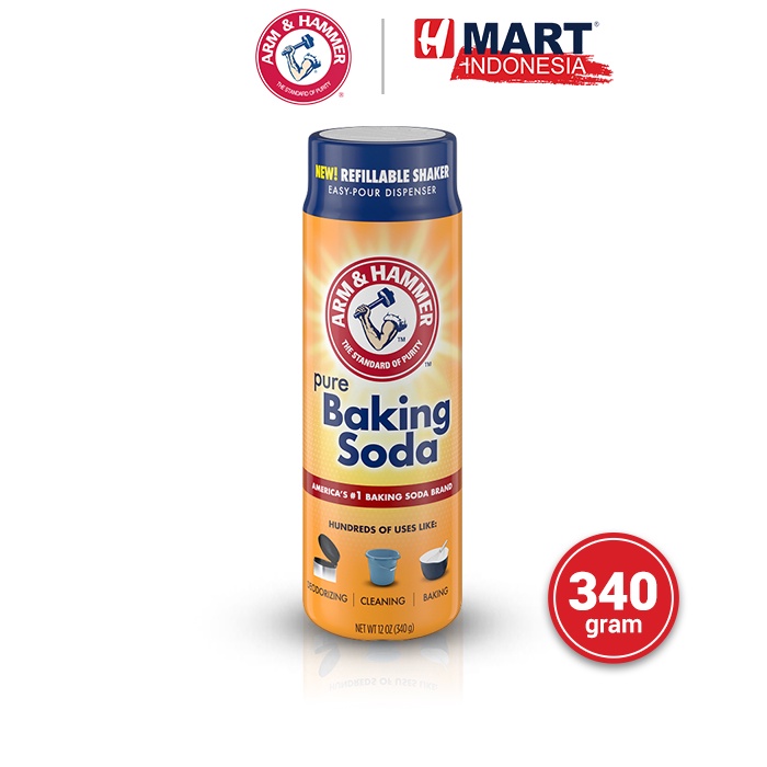 

ARM & HAMMER Baking Soda Untuk Pencuci Buah Dan Sayur Asli USA 340g