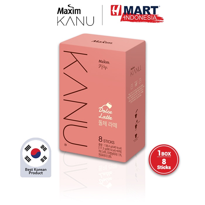 

Maxim KANU Dolce Latte - Kopi Instan Asli Korea 8 Sticks 138.4g