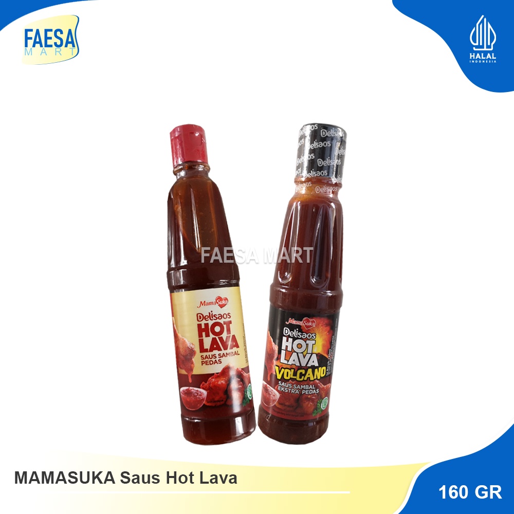 

MAMASUKA Saos/Saus Hot Lava 160gr (Botol)