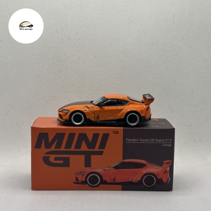 TOY27 mini gt toyota gr supra pandem orange