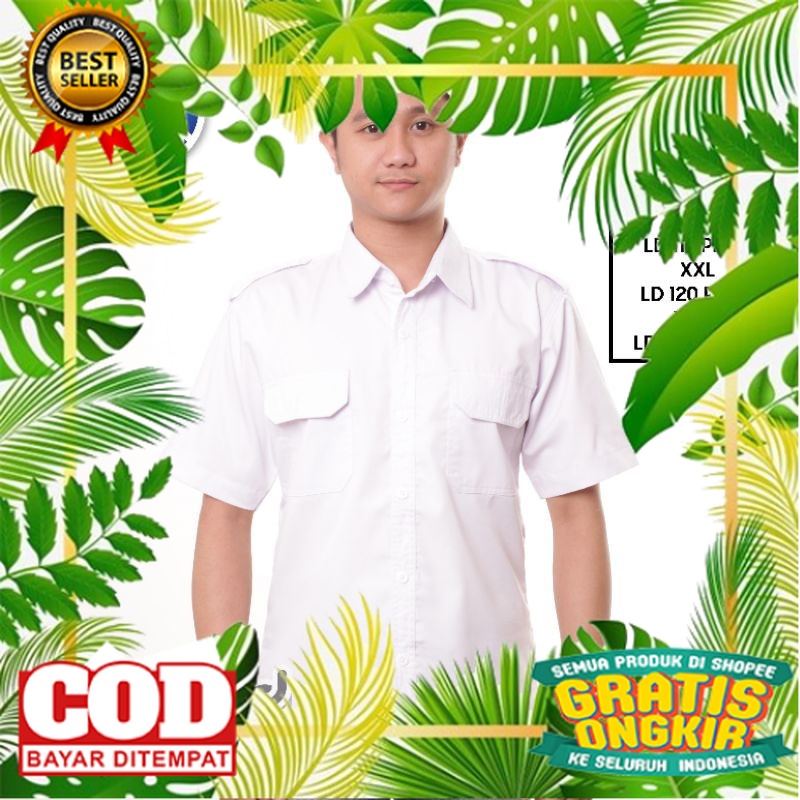 SERAGAM DINAS PDH KANTOR /anjay Kemeja Seragam Pns Putih Baju Kerja Atasan Pdh Pns Putih Kemeja Kerj