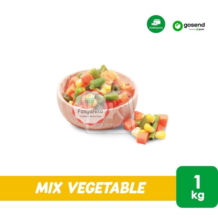 

Mix Vegetables 4 Way / Sayuran Beku 1kg (KHUSUS INSTANT) - FasyAnita Mart Denpasar