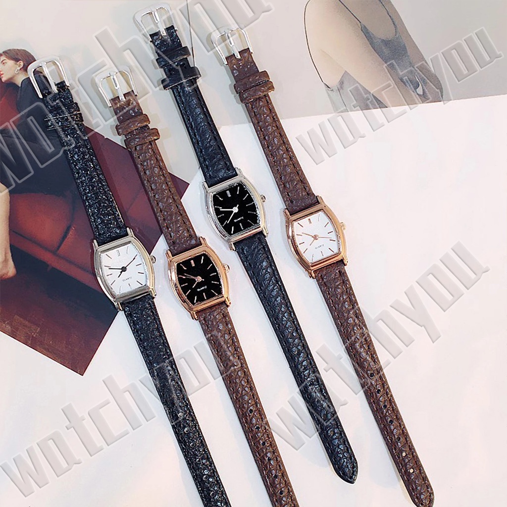 Watchyou Jam Tangan Couple A0041 Korean Style Trendy Simple Student Belt Watches