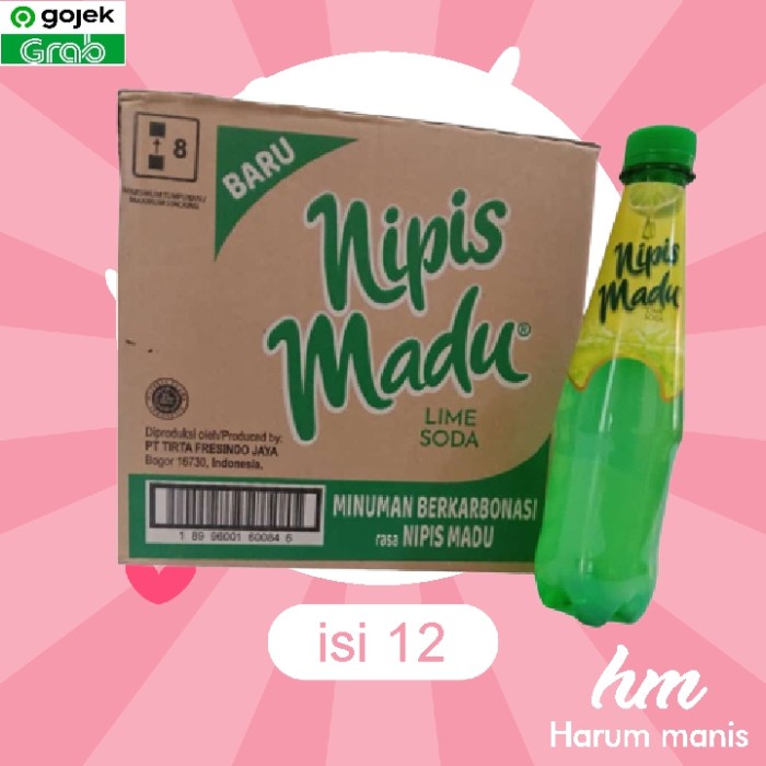 

Nipis Madu Lime Soda 1 dus isi 12