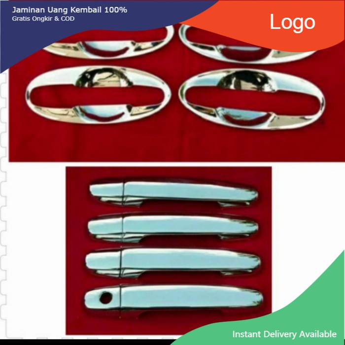 paket outer handle pintu Chrome Yaris 2008-2013 Chrome Little