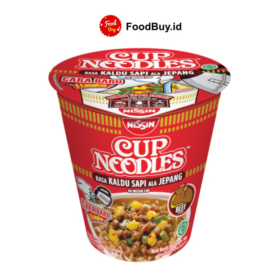 

Nissin Cup Noodles Rasa Kaldu Sapi Ala Jepang 67 gr