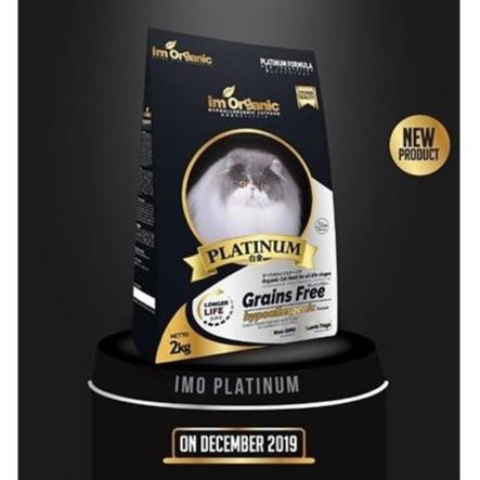 PROMO SPESIAL Baru Im Organic Platinum 1Kg Repack Makanan Kucing Imo Platinum 1 Kg