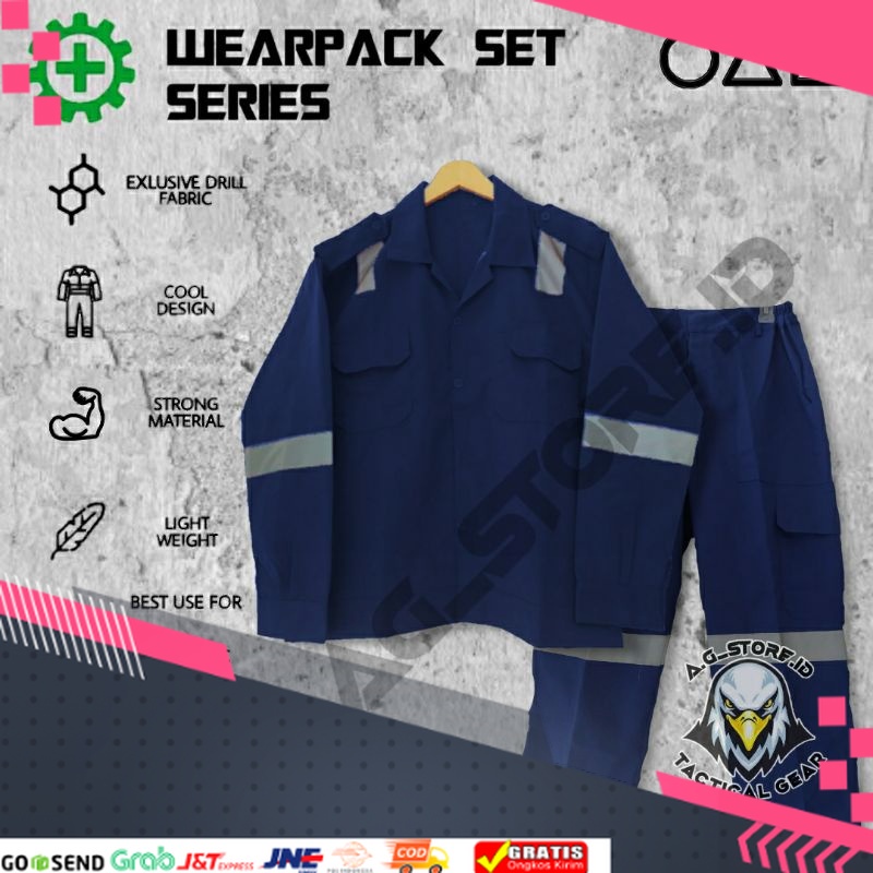 BAJU KEREN NYAMAN MURAH TERLARIS /COD Wearpack CoverAll Safety / Wearpack Setelan baju dan celana / 