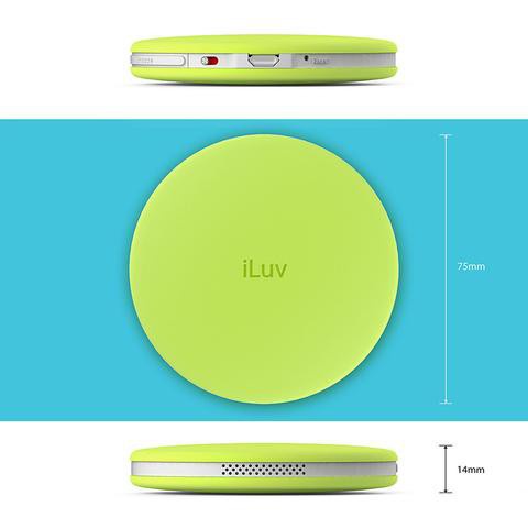 ILUV App-Enabled Wireless Smart Wake Up Alarm Shaker for Heavy Sleepers &amp; People with Hearing Loss for IOS and Android