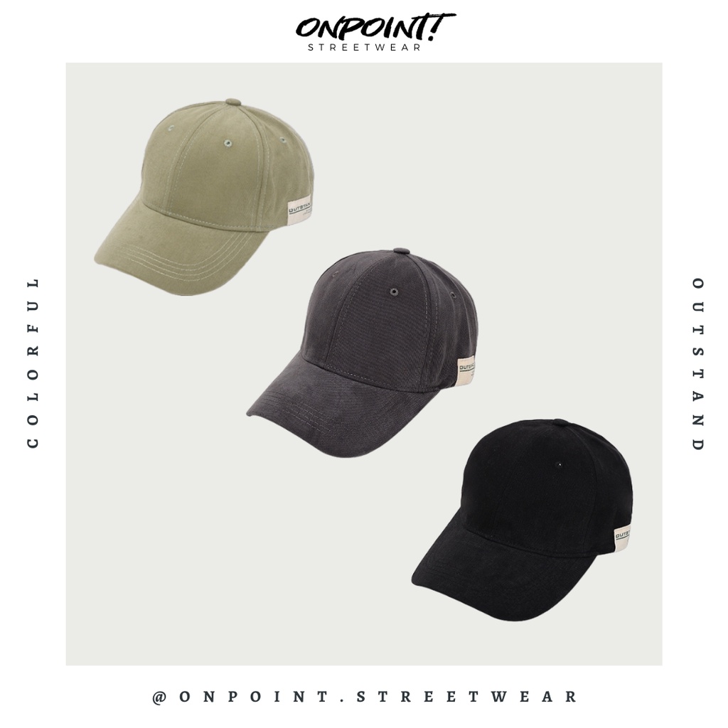 ‼️SALE‼️ Outstand Cap - Topi pria distro topi pria bisbol topi pria dewasa topi baseball pria topi b