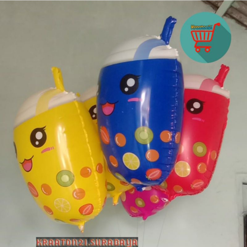 Balon Boba / balon karakter Boba , balon gas , balon helium