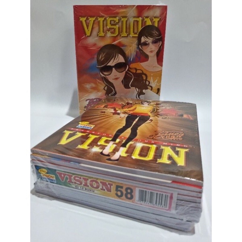 

VISION BUKU TULIS VISION ISI 58 LEMBAR 1PAK