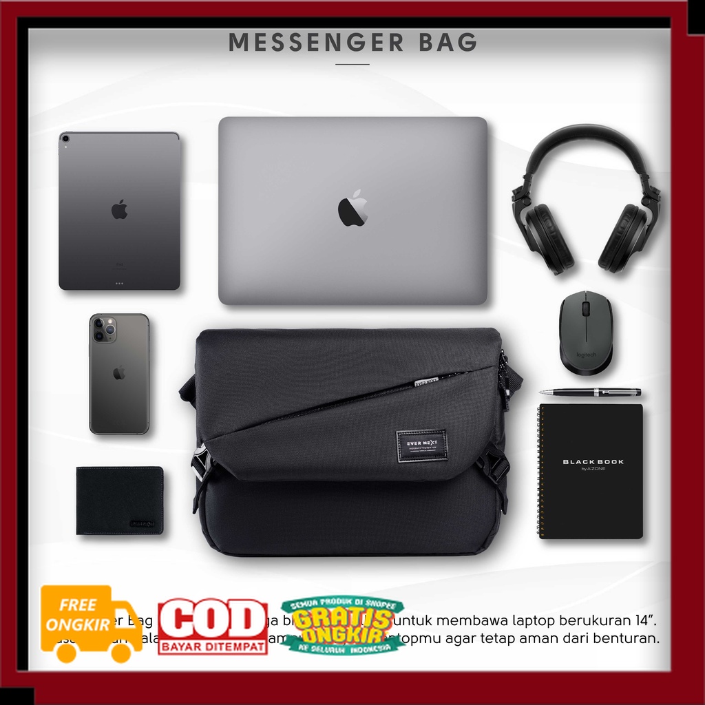 TAS LAPTOP MODEL BARU KUAT TAHAN LAMA /Tas Pria Tas Selempang Laptop Pria Tas Selempang Cowok Kuliah