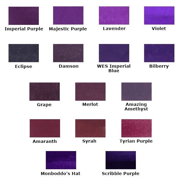 

Best Seller- Diamine Purple Group - Fountain Pen Ink / Tinta 80ml Botol