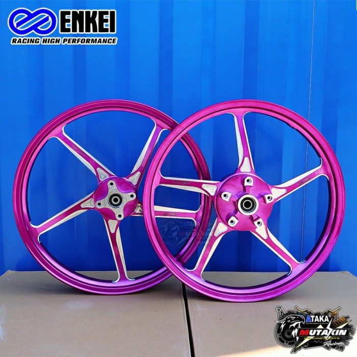 ENKEI racing pelek CNC VELG FG511 PNP mx king VIXION NEW - Ungu