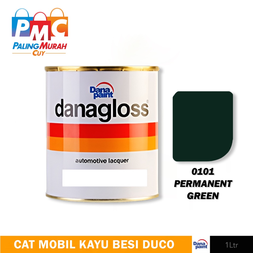 DANAGLOSS 0101 Permanent Green (Tt) - Cat Mobil Kayu Besi Duco