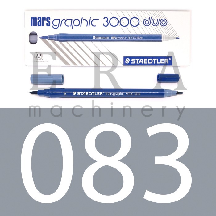 

[Best Seller] Pensil Denim Staedtler Marsgraphic 3000 Duo Marker Eceran 81 83 - 83 Dove Grey