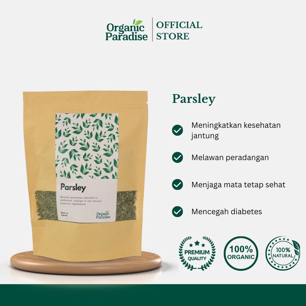 

Daun Parsley Kering 100 Gram / / Dried Parsley Leave 100 gram