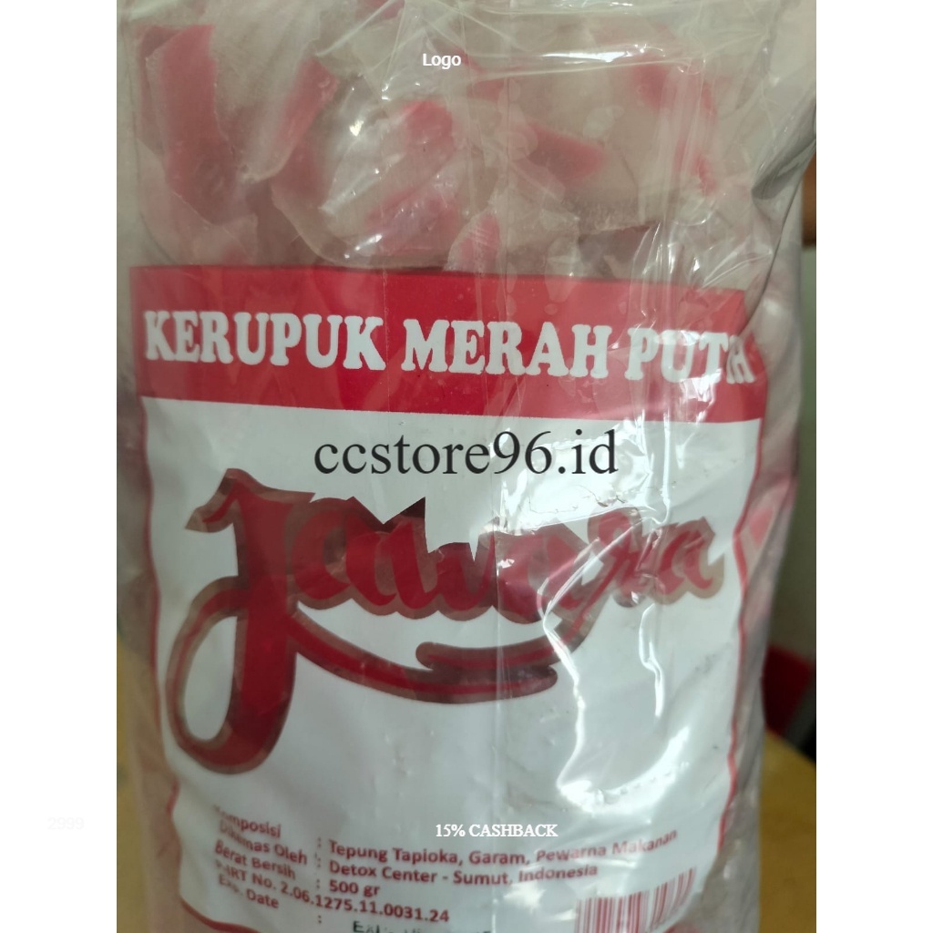 

KERUPUK MERAH PUTIH 500 Gram