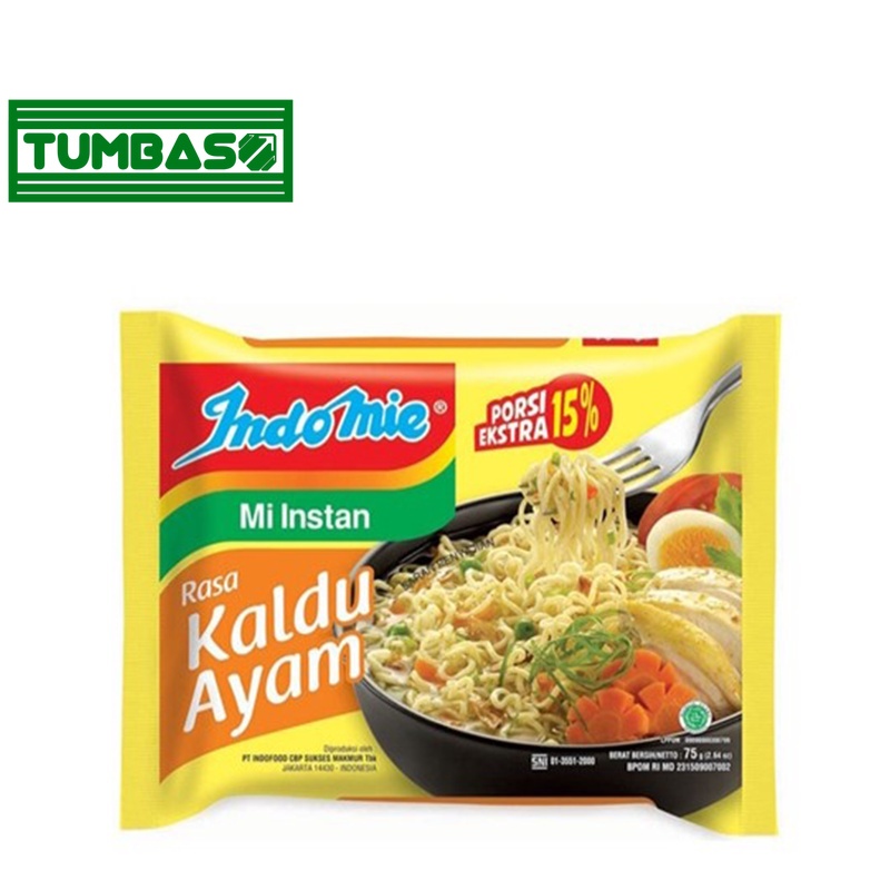 

Tumbaso Indomie Kaldu Ayam Mie Instan 2 x 75 gr