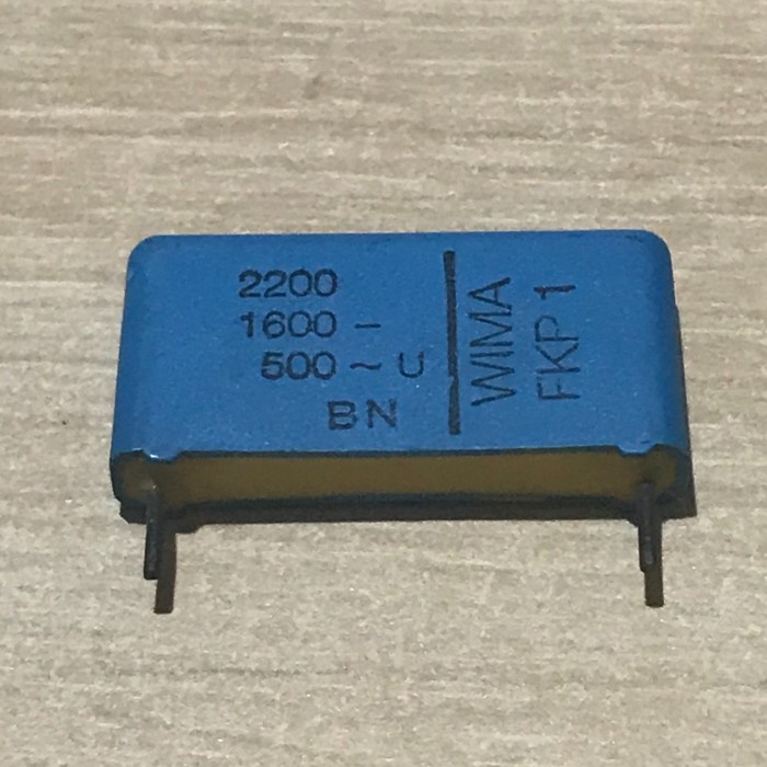 PART2 KAPASITOR MKT MKP 2200pF 2.2nF 0.0022uF 1600VDC 500VAC WIMA FKP-1