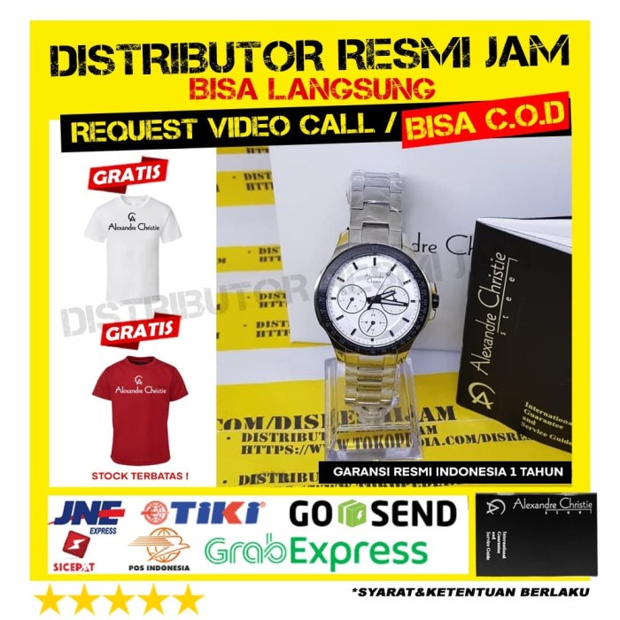 JAM TANGAN ALEXANDRE CHRISTIE ac6352 ac 6352 ac6352BF GARANSI 12BULAN