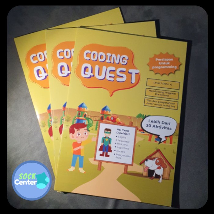 Coding Quest Buku anak 3 tahun+