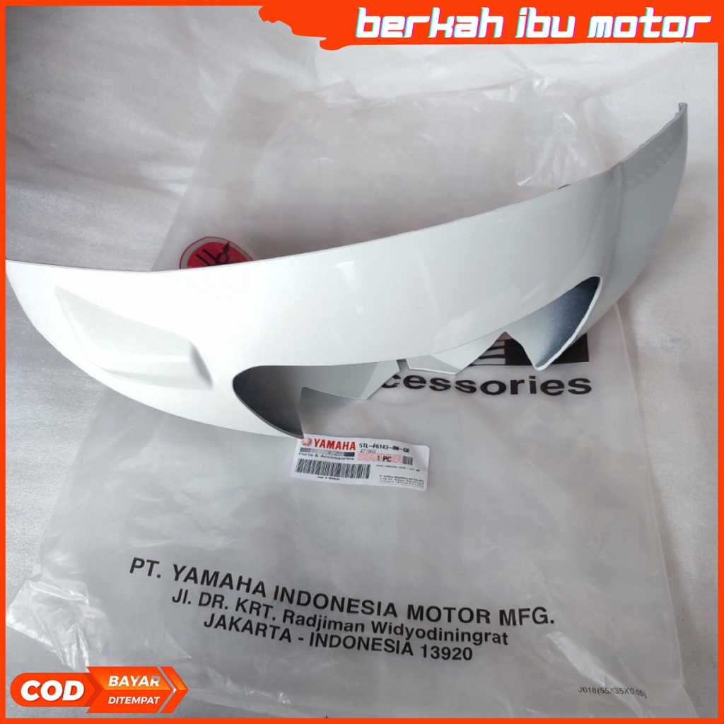 DM135 Cover Batok lampu Depan YAMAHA Mio Sporty lama Old putih  5TL-F6143-00-GE ORIGINAL