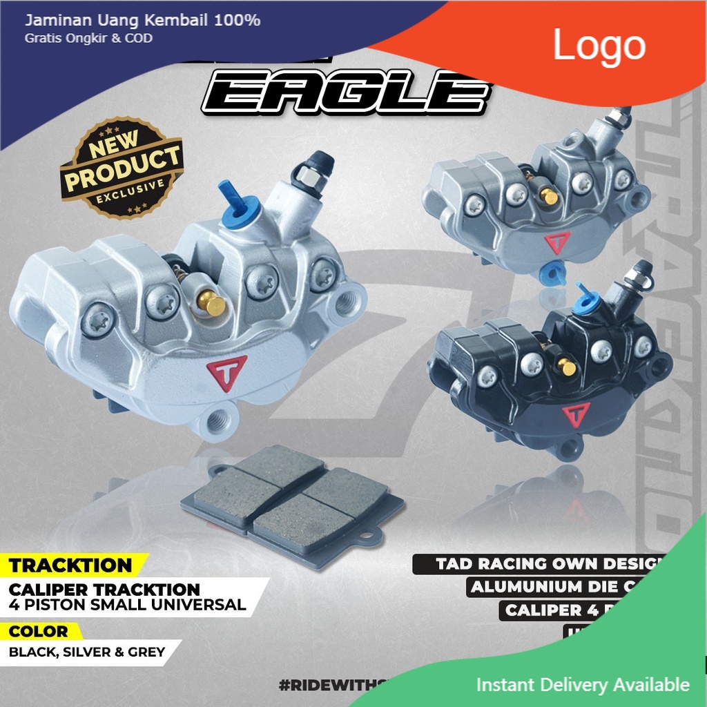CALIPER TRACKTION EAGLE 4 PISTON