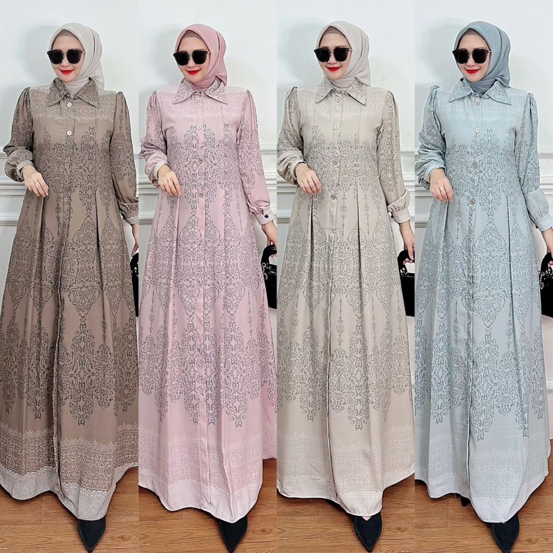 Gamis Naura Adisha / Gamis mewah Adisha / gamis adisha /Adisha fashion / hikmat kw / gamis abaya / a