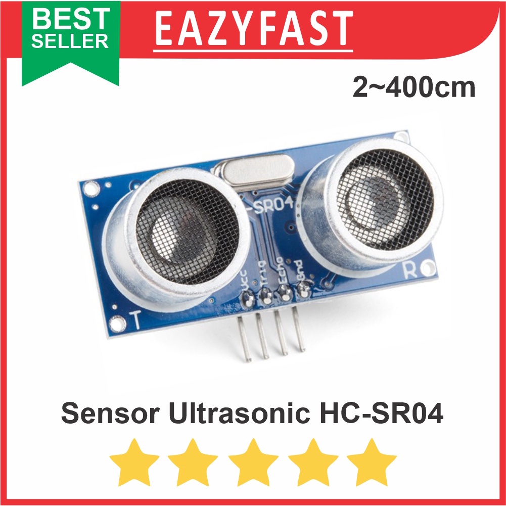 Modul Ultrasonic HC-SR04 Arduino Raspberry Pi Robot Sensor Jarak Ping