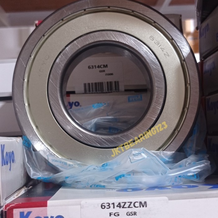 Bearing 6314 ZZCM Koyo Asli laher 6314 Tutup Besi 6314zz