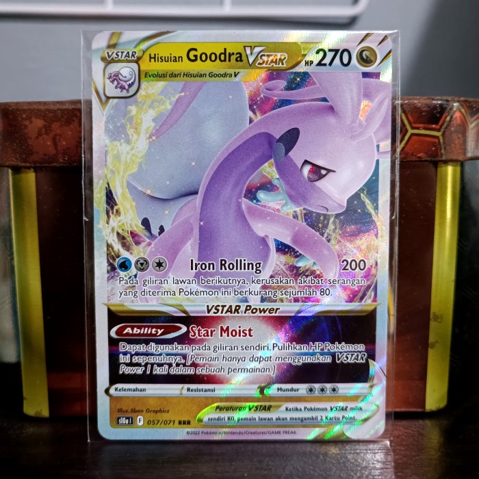 Hisuian Goodra Vstar RRR s10a 057/071 Pokemon TCG Indonesia
