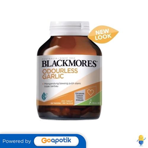 Blackmores Odourless Garlic Botol 200 Tablet