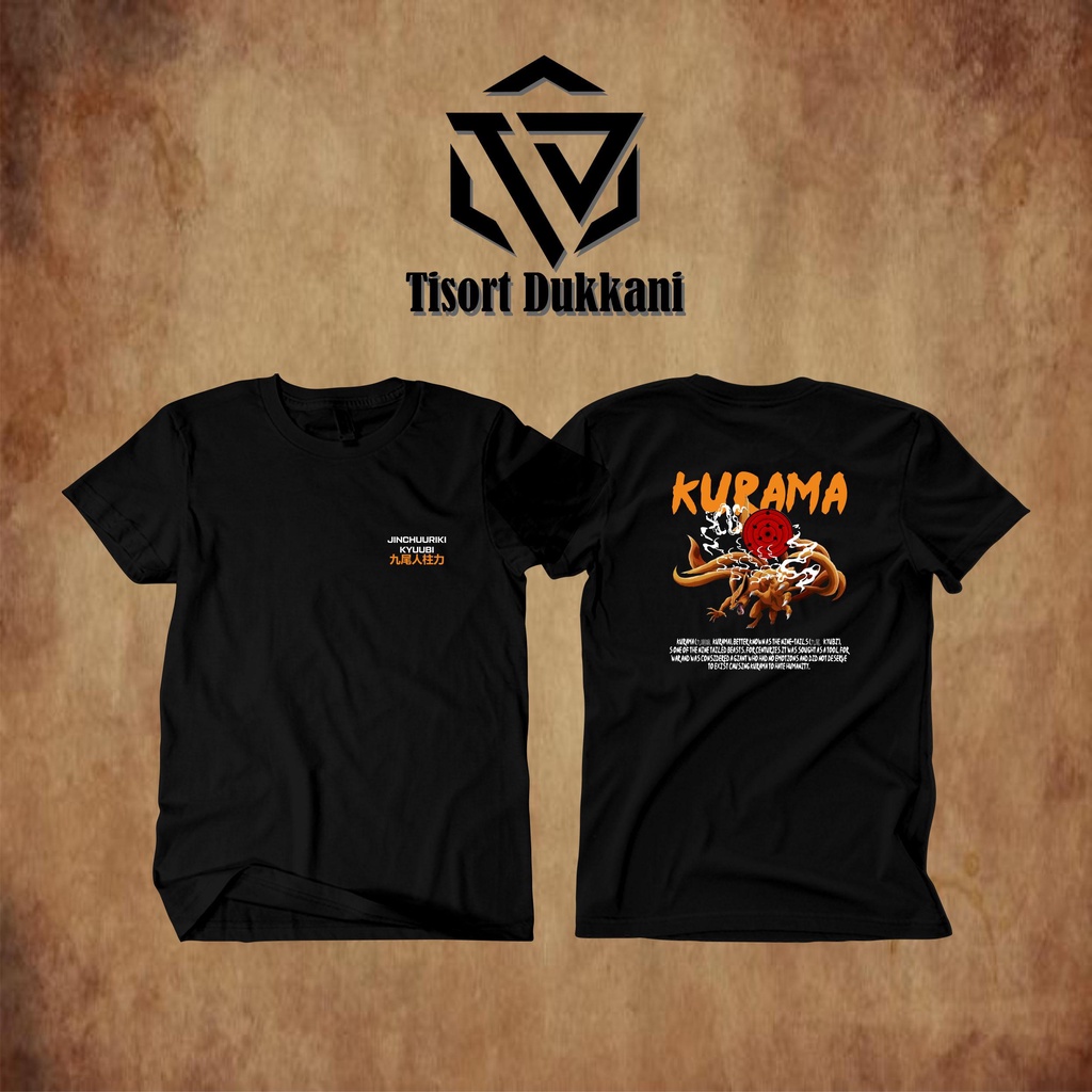 Baju Kaos Anime NARUTO X BORUTO KURAMA JINCHUURIKI KYUUBI