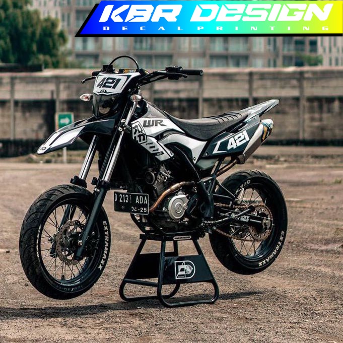 DECAL WR PUTIH HITAM FULL BODY BISA CUSTOM KBR DESIGN