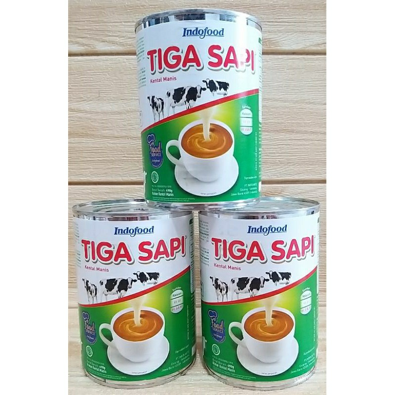 

MURAH Susu Tiga Sapi 490gr / Susu Kental Manis Tiga Sapi SKM.