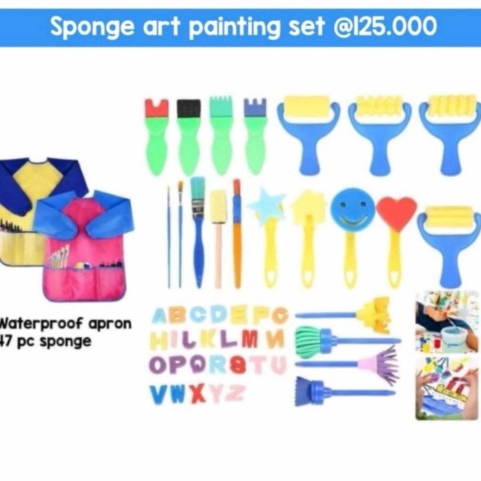 

[HK-0329] Sponge Art Painting Set