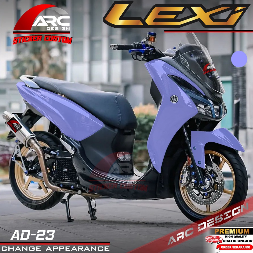 (COD) TERBARU Decal Sticker Yamaha Lexi Fullbody - Dekal Stiker Variasi Motor Maxi LEXI Full Body Mo