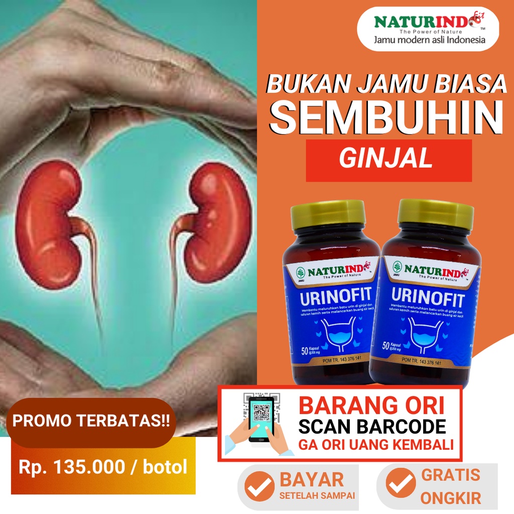 URINOFIT Obat Batu Ginjal Urine Berbusa Kencing Nanah Kencing Sakit Kencing Manis Kencing Batu Ampuh