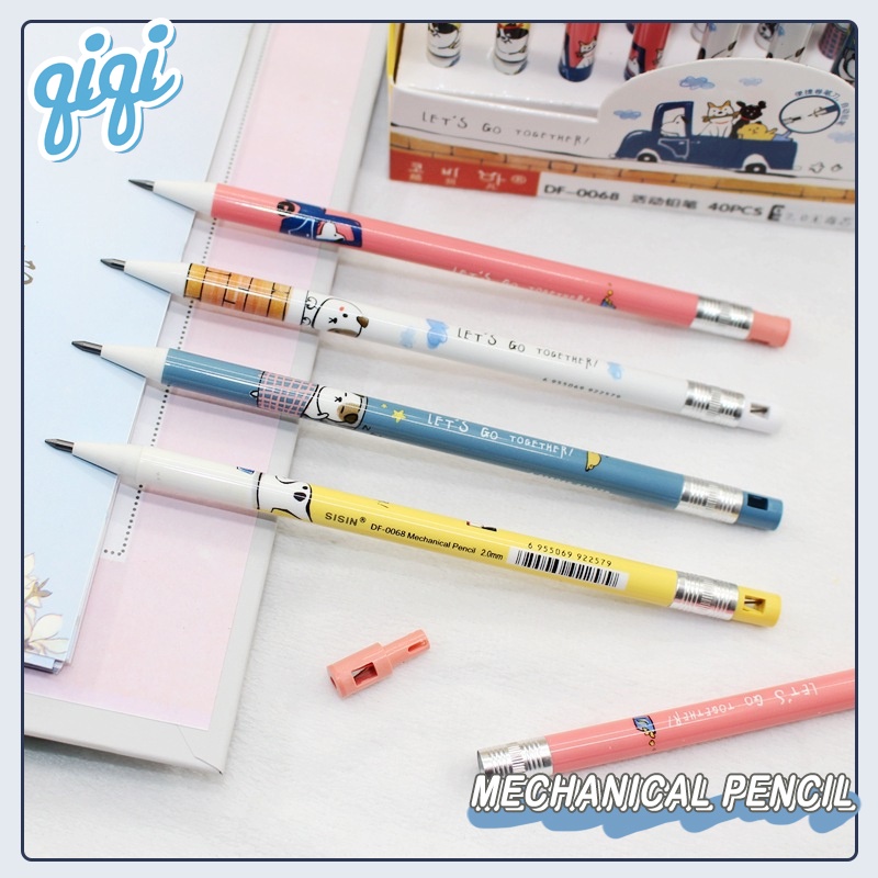 

Mechanical Pencil / Pensil Mekanik kartun lucu siswa sekolah dasar - Qiqi Treasure