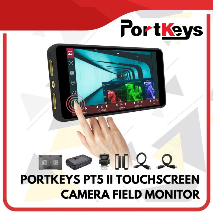 Portkeys PT5 II Touchscreen Camera Field Monitor 4K HDMI