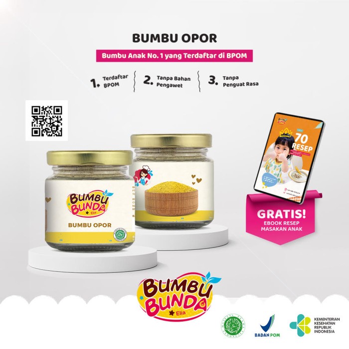 

Murah Bisa COD Bumbu Bunda by Elia Bumbu Dasar Opor Non MSG Non Pengawet