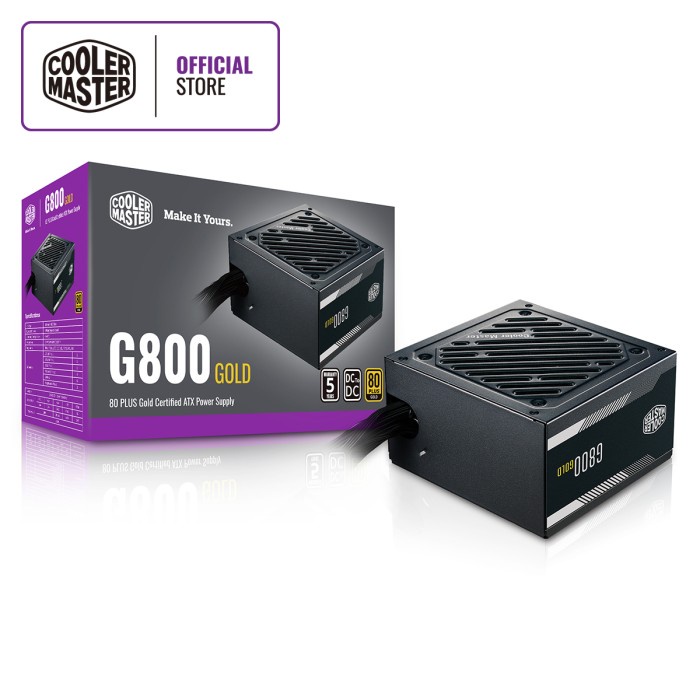 Cooler Master G800 Gold 800W 80+ Gold ATX Power Supply