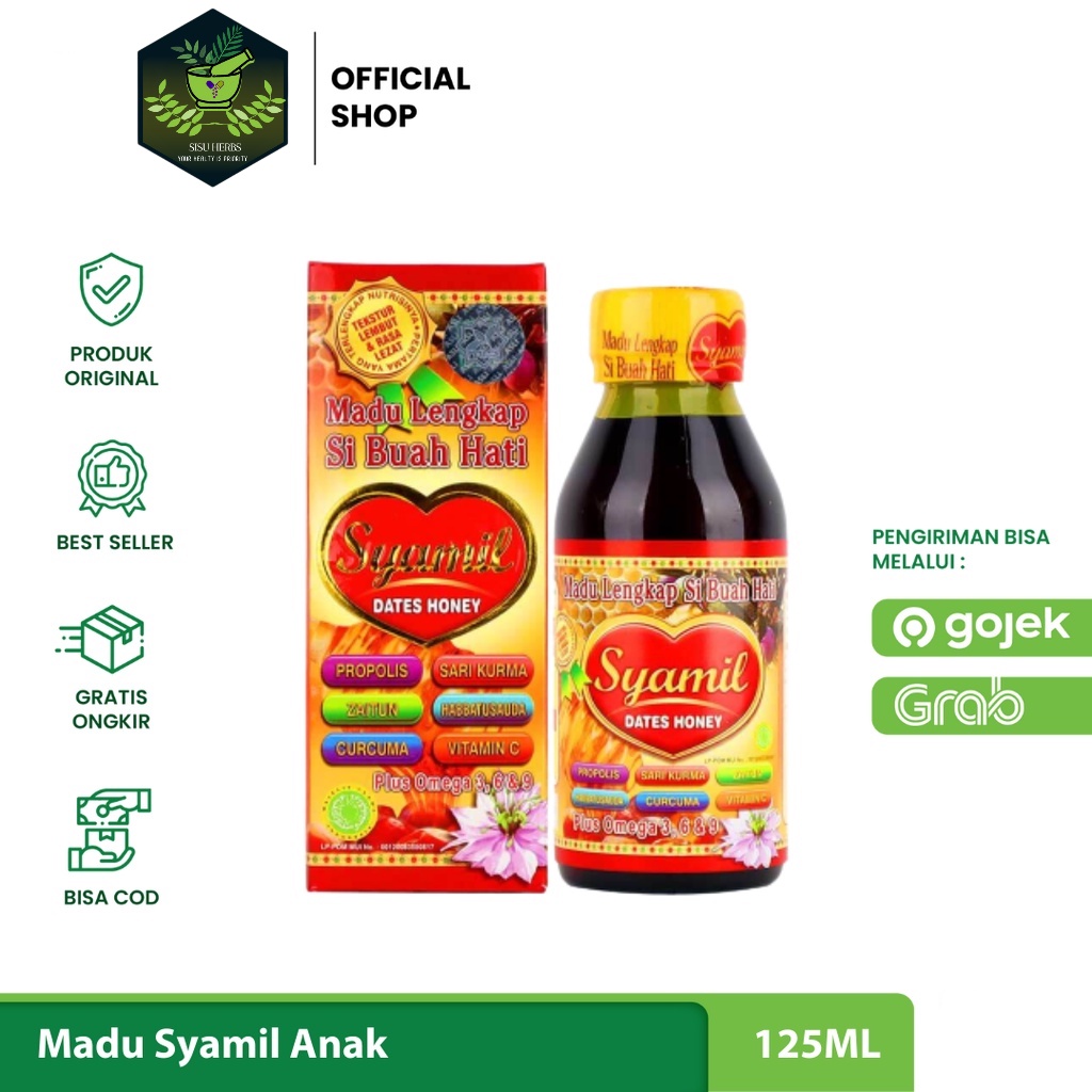 

Madu Syamil Kids Syamil Anak Dates Honey Madu Anak Si Buah Hati 125ml